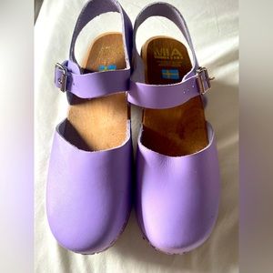 Free People Mia Freja lilac purple clogs. Size 39.